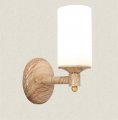 2015 new solid wood wall mounted milk white frosted wall lamp 1 head e27 wall mounted lamp