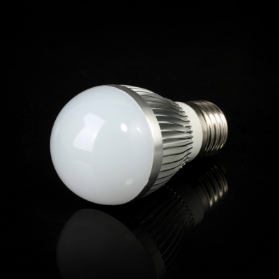 20pcs/lots led light lamp bulb e27 3w 220v/110v 270lm warm white/white silver shell lamps for home [led-bulb-4568]