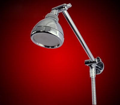 26cm stainless steel shower arm set, brass shower arm holder