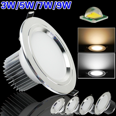 3w 5w 7w 9w cree led downlight ceiling recessed light led spot led panel lighting [ceiling-light-4145]