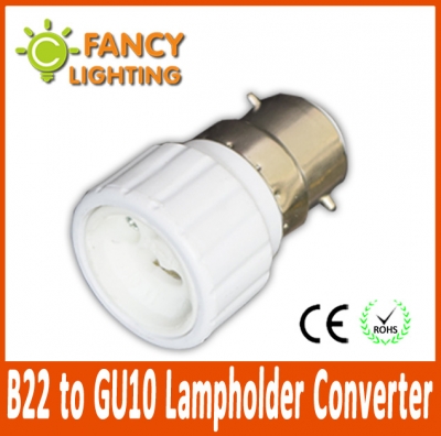 5 pcs/lot b22 to gu10 lamp holder converter light holder converter socket light bulb holder bulb holder convertor