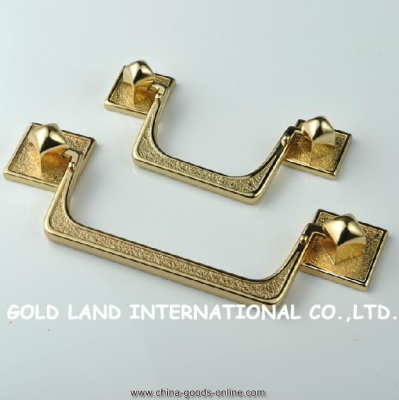64mm zinc alloy be plating golden color furniture drawer handle