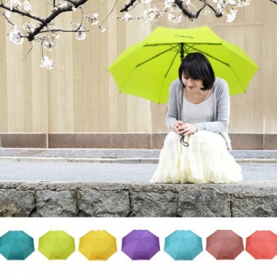 automatic 3 folded umbrellas japan colorful umbrella 190t pongee snow rain wind resistant anti uv umbrellas