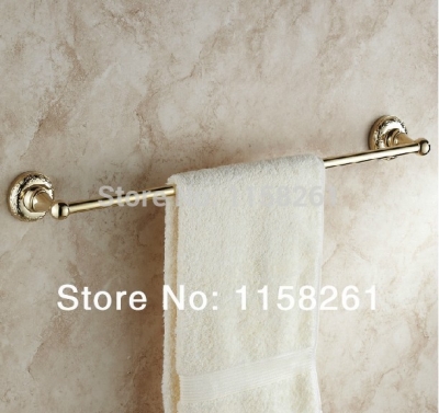bathroom products solid brass golden (60cm)single towel bar,towel holder,towel rack,bathroom accessories st-3291