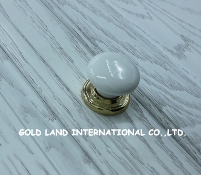 d38x h27mm ceramics knobs gold color drawe accessory door cabinet kitchen pulls furniture hardware 10pcs