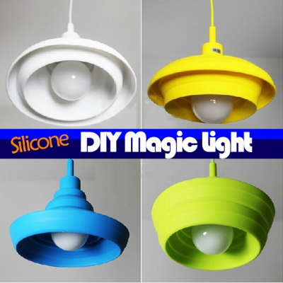 diy silicone variety shape simple sugar colorful speaker pendant light children creative decoration personalized pendant light