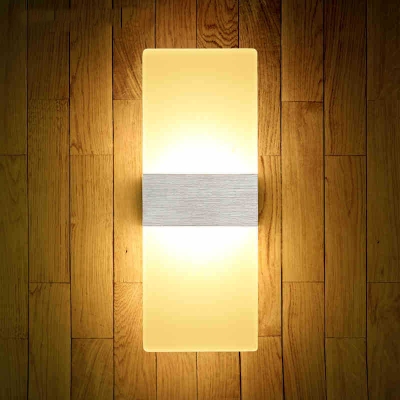 fashion interior acrylic wall lights 85-265v 6w led wall lamps for living room bedroom balcony stairs aisle lighting [modern-style-5619]