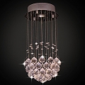 flush mount modern crystal led ceiling light for living room lamp fixtures lustres de sala teto