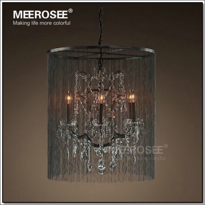 french empire chain chandelier light fixture chain cover suspension hanginglamp chain light [pendant-light-7210]