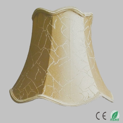 khaki, abstract pattern, textile fabrics, simple and fashionable e27 desk lamp shade, high 18.5cm and diameter 25cm