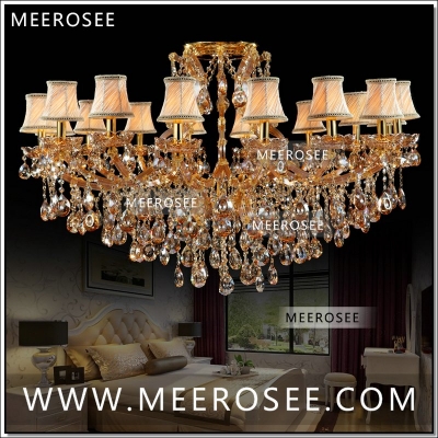 large authentic chrystal chandelier vintage lighting amber crystal light fixture maria theresa for el, restaurant 17 lamps [crystal-chandelier-maria-theresa-2222]