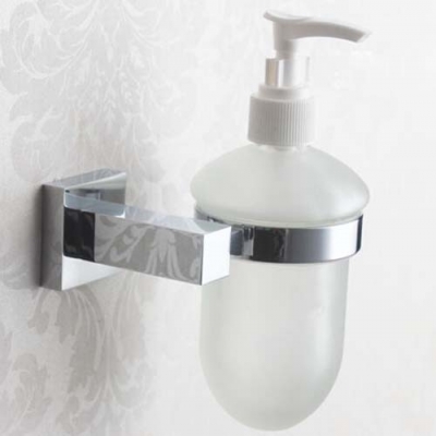 liquid soap dispensers for bathroom kitchen sink wall mounted glass bottle manually shampoo soap dispenser [tumble-amp-soap-holder-8537]