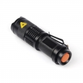 mini penlight 2000lm waterproof led flashlight torch 3 modes zoomable adjustable focus lantern portable light use aa 14500