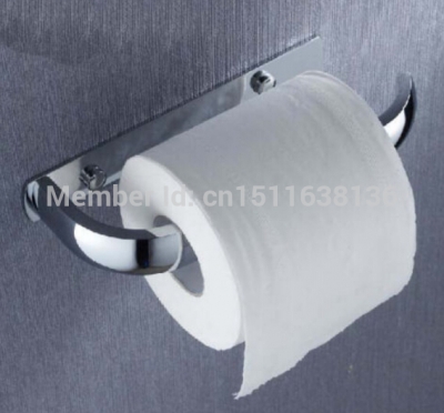modern chrome brass wall mounted bathroom toilet paper holder tissue holder