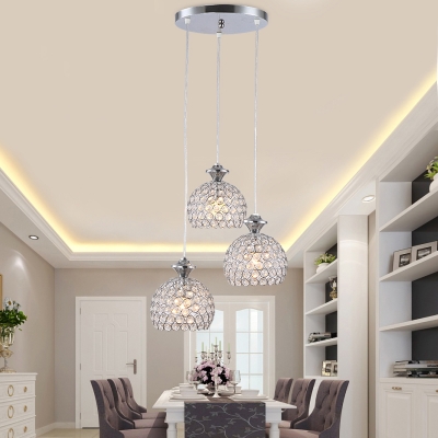 modern crystal design pendant light glass lampshade moderne lighting for dining room kitchen lights loft lustre retro lamp
