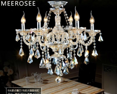 new arrival cognac crystal chandelier light glass cristal lusters candle featured pendant lamp with 6 arms md3148 [crystal-chandelier-glass-2166]