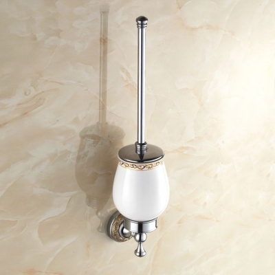 new arrival european luxurious bathroom accessories chrome plated toilet brush holder-bath products st-3824 [toilet-brush-holder-8063]