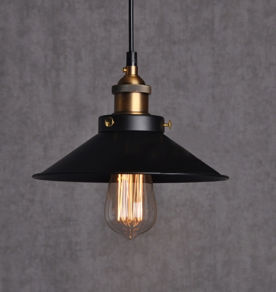 pendant lights dia24*12cm american industrial loft pendant lamp for dining room home decoration fixtures [loft-pendant-light-7685]