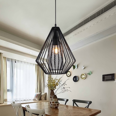 vintage pendant light black wrought iron fixture lights restaurant bar loft lustre industriel lamps industrie hanglampen lamp