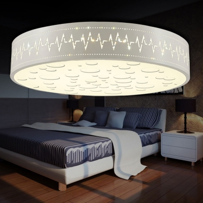 warm white romantic round bedroom livingroom balcony foyer ceiling lamp,470mm 24-48w led ceiling light restaurant