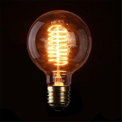 10pcs/lot 40w edison bulb 110v 220v spherical light incandescent filament bulb edison light incandescent edison bulb [10-pieces-wholesale-edison-bulb-4240]