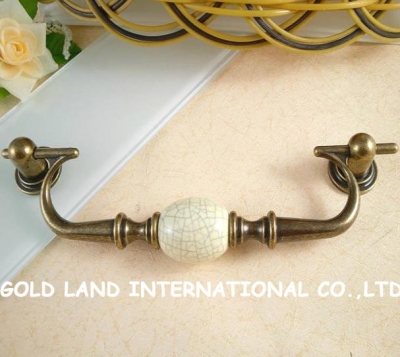 160mm ceramic door cabinets cupboard handle [home-gt-store-home-gt-products-gt-kdl-zinc-alloy-antique-knobs-a]