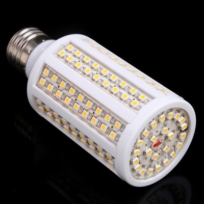 1pcs/lots e27 led corn bulb 9w ac85-265v 840lm 168*smd3528 warm white/white lamp