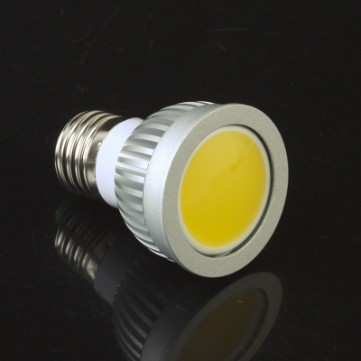 20pcs/lot led cob spotlight e27 85-265v 5w 450lm warm white/whire led bulb spot light [led-cob-spotlight-4795]