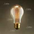 2pcs a19 e27 40w vintage edison bulb lamp light, filament retro vintage industrial incandescent bulb 110/220v