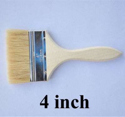 4 inch wall bristle paint brush, ash brush, home decoration tool [wall-brush-tool-8594]
