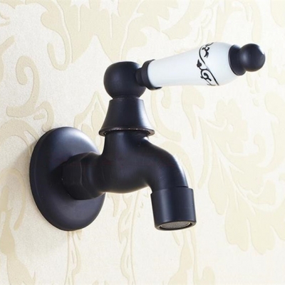 4-type wall mounted ceramic handles washer machine tap antique brass cold water mop pool faucet sy-063r