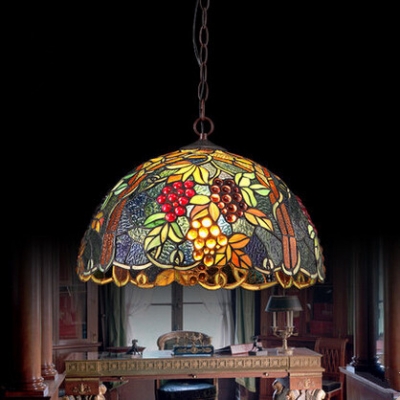 40cm multicolor glass tiffany led pendant lights,led hanging lamp lamparas colgantes for bar dining room [modern-pendant-lights-1645]
