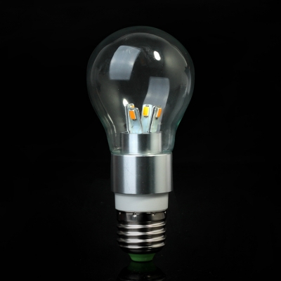 5pcs/lots led lamps bulbs e27 5w 220v/110v 450lm warm white/white glass design lamps for home