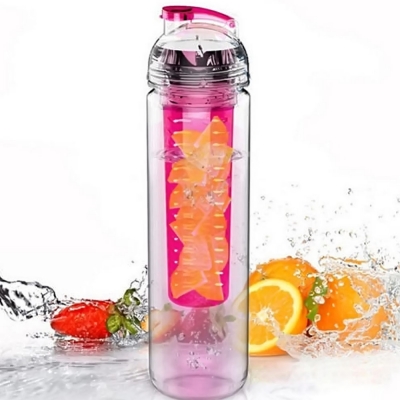 700ml fruit juice cup infuser my sport drinking detox water bottles flip lid tritan bpa health lemon bicycle bottle 4colors [water-bottles-5767]