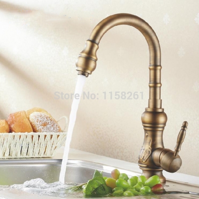 antique bronze finish kitchen faucets kitchen tap basin faucets single hand and cold wash basin tap hj-1558f [antique-kitchen-faucet-587]