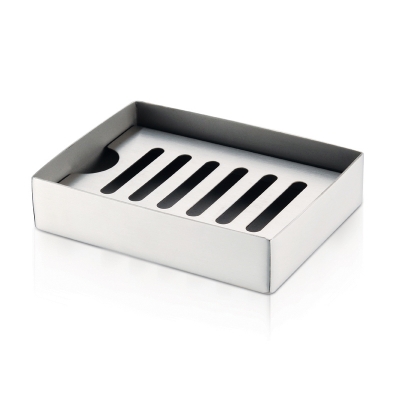 bathroom stainless steel square soap dish