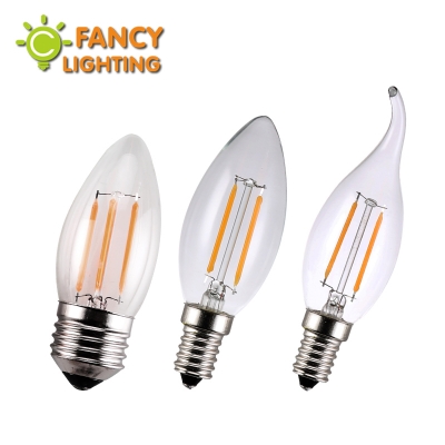 c35j e14/e27 c35l 2w 4w led edison filament light bulb 220v led candle bulb energy saving 360 degree replace incandescent bulb [led-edison-filament-bulb-868]
