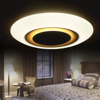 d430mm personalized lampshade ceiling lamp 85-265v 24w led round foyer ceiling light bedroom balcony backlit lights [europe-style-5503]