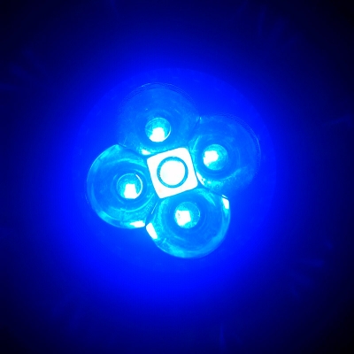 e14 e27 gu10 10w aquarium led grow light, 4 blue & 1 white for fish tank lighting aquatic plants and corals lights [led-aquarium-lights-7304]