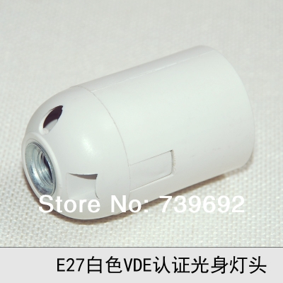 e27 screw mount home white plastic lamp base for pendant lights/wall lamps lamp holder