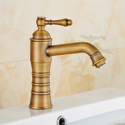 fashion antique copper faucet basin faucet rotation european retro copper faucet torneira banheiro gyd-2110f [antique-bathroom-faucet-470]