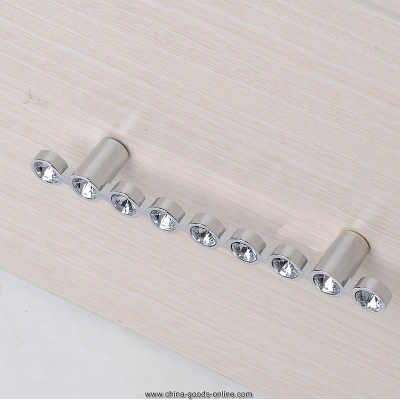 modern crystal glass wardrobe closet cabinet door cupboard handle kitchen drawer handle knob 96mm [Door knobs|pulls-2356]