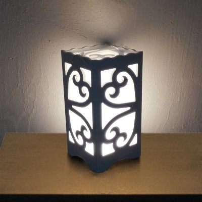 mutual affinitythrough-carved table lamps ac85v-265v 5w warm white quartet ivory white led abajur for sitting room study bedroom [led-table-lamp-7386]