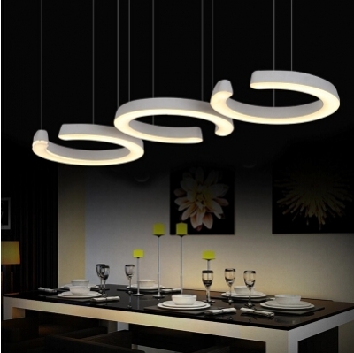 simple creative circular modern led pendant lights fixtures for living dining room hanging lamp indoor lighting lustres de sala [modern-pendant-lights-2228]