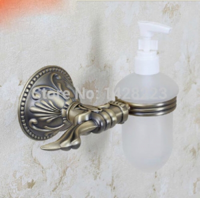 whole and retail carving art wall mounted bathroom kitchen antique bronze soap dispenser