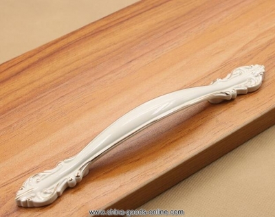 128mm ivory white ceramic drawer pulls handle kitchen cabinet dresser knobs furniture wardrobe handle [Door knobs|pulls-1882]