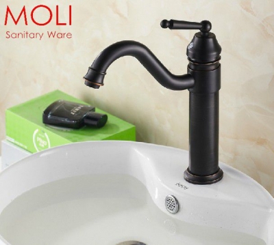 2014 new oil rubbed bronze bathroom faucet black torneira basin faucet water tap