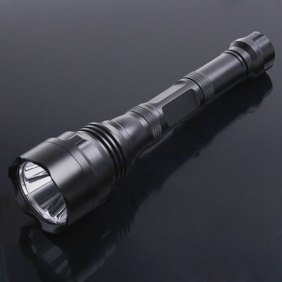 4pcs/lot aluminum led torch cree q5 led flashlights torch waterproof 3-modes zoomable [led-flashlight-5040]