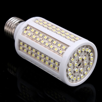 5pcs/lots e27 led corn bulb 9w ac85-265v 840lm 168*smd3528 warm white/white lamp