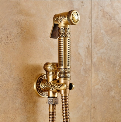 brand new antique brass toilet bidet faucet